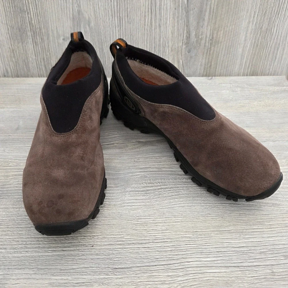 Merrell Satellite Moc Brown Gore-Tex Waterproof Suede Shoes Mens 9